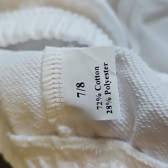 White Mardi Gras Sweatshirt and Pants Set - Girls - Picture 5 of 5